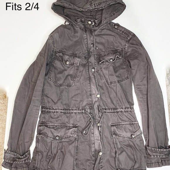 Grey Talula Utility Jacket - Picture 2 of 2